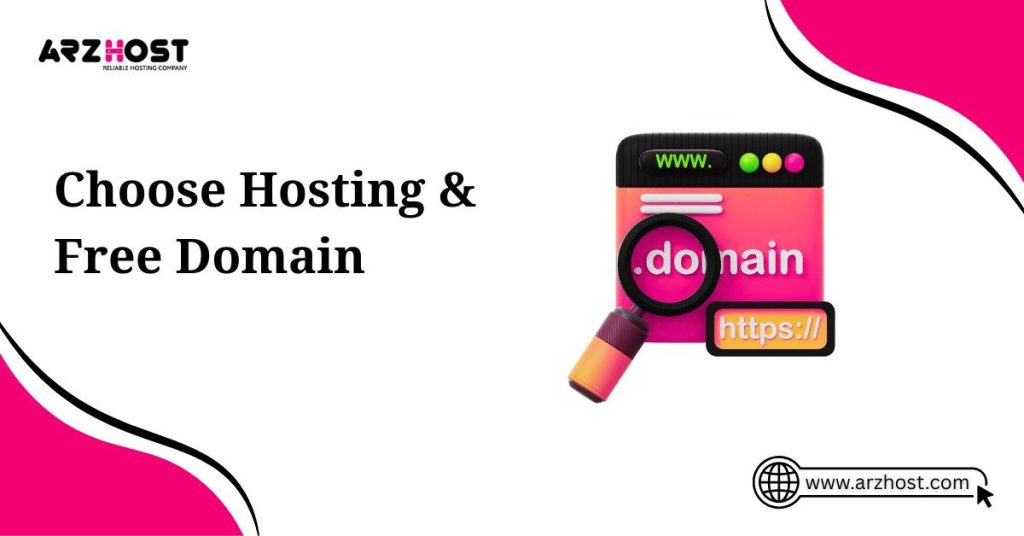 choose hosting and free domain