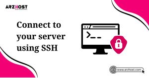 connect to your server using ssh