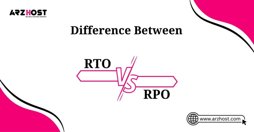 difference between rto and rpo