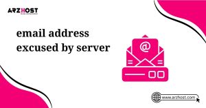 email address excused by server