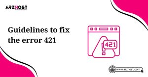 guidlines to fix the error