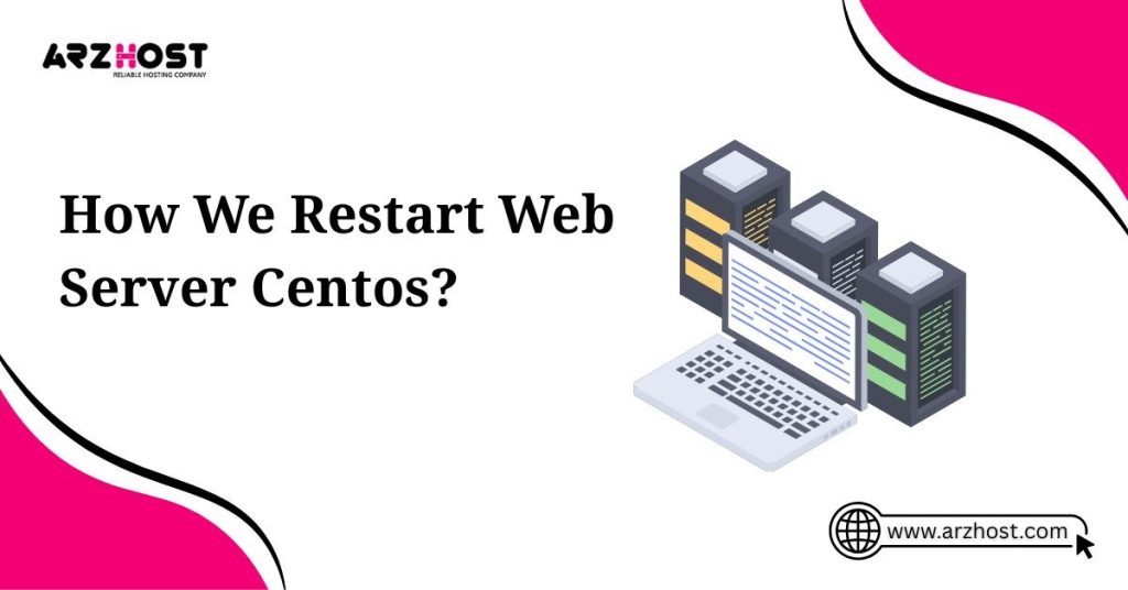 how we restart web server centos