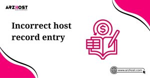 incorrect host record entry