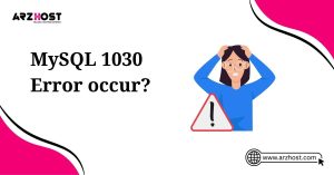 mysql 1030 error occur