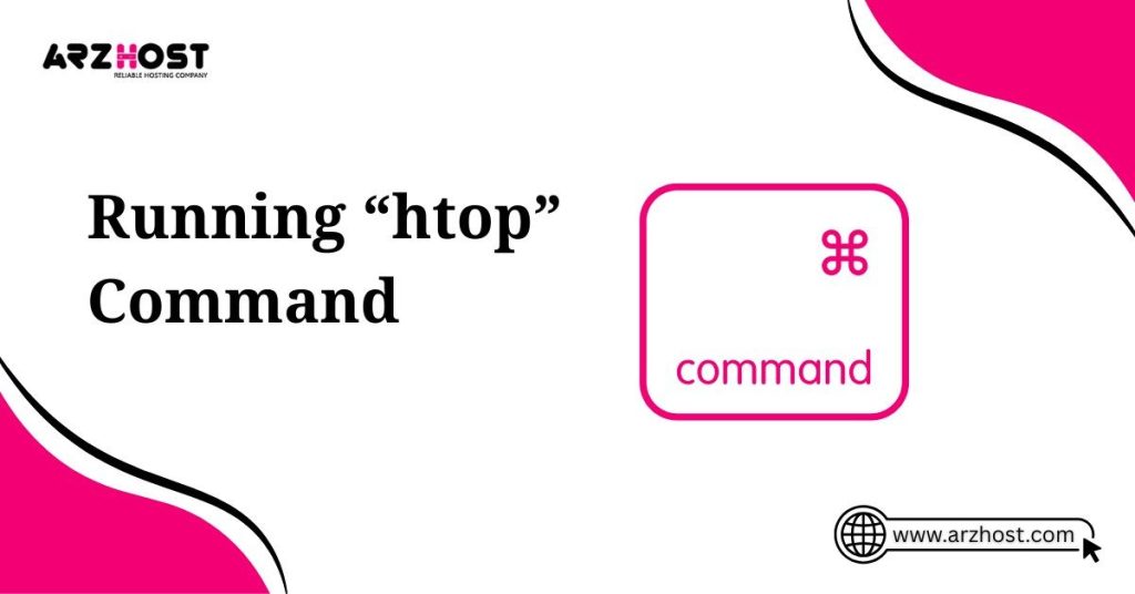 running htop command