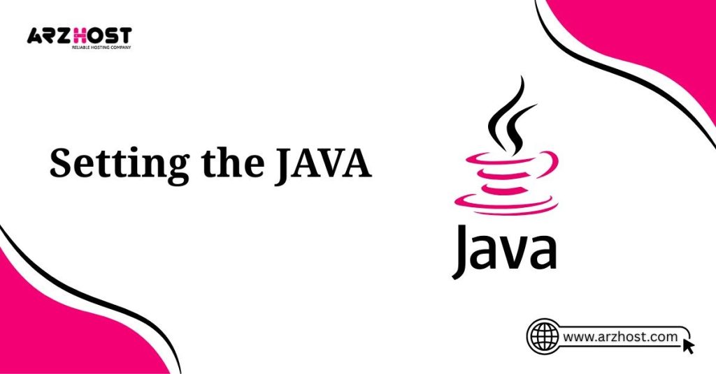 setting the java