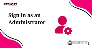 sign in as administrator