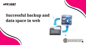 successful backup and data space in web