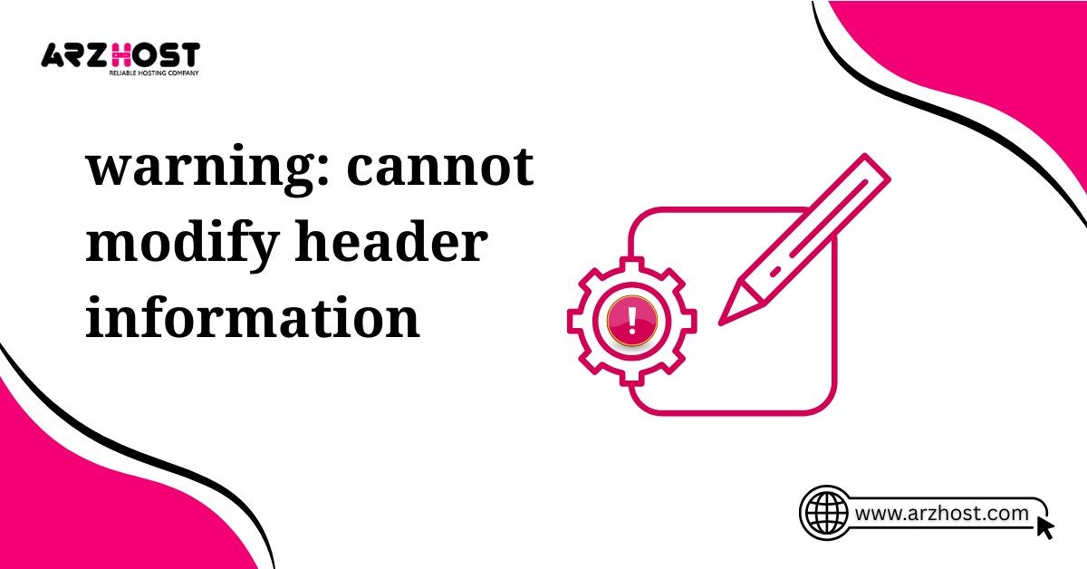 warnings cannot modify header information