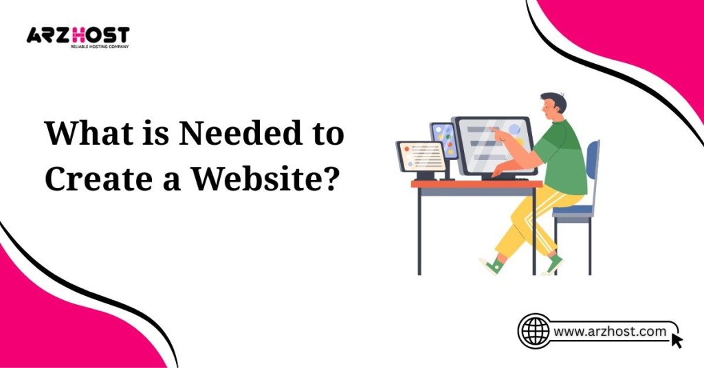 what is needed to create a website