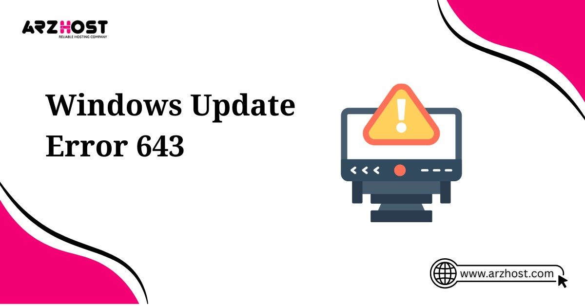 windows update error 643