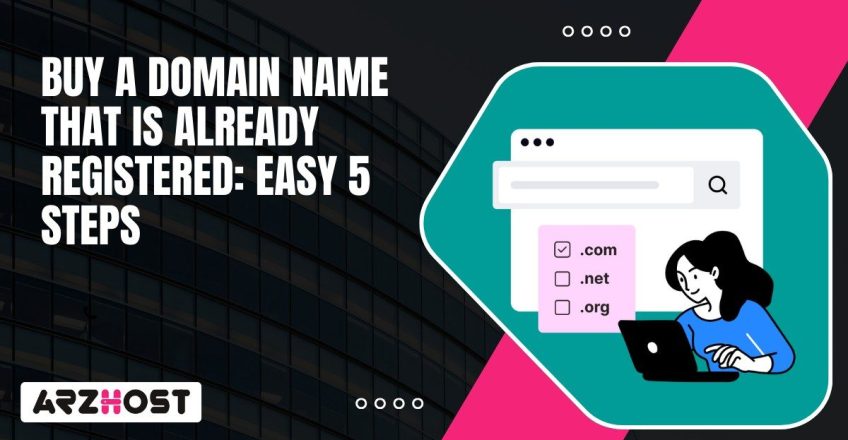 Buy a Domain Name That is Already Registered Easy 5 Steps