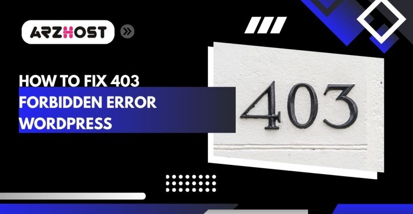 how to fix 403 forbidden error wordpress