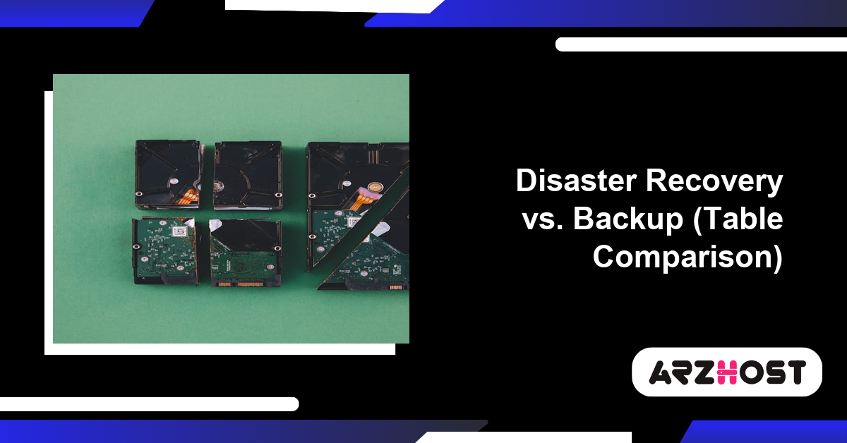 Disaster Recovery vs. Backup (Table Comparison)