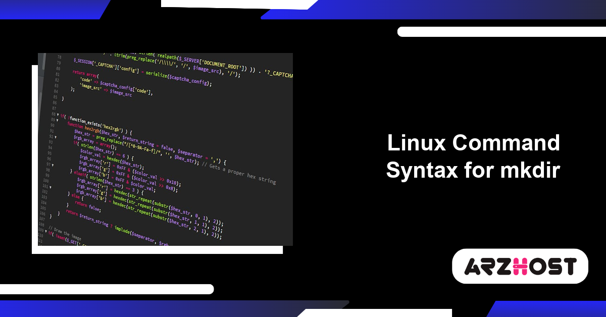 Linux Command Syntax for mkdir