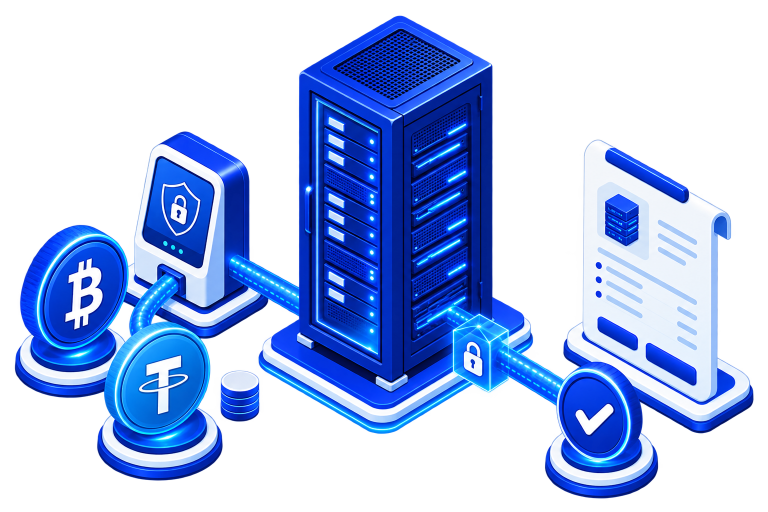 Remote administration interface for a dedicated server